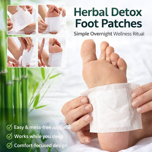 Herbal Detox Foot Patches (Pack of 10 Pads) BUY 1 GET 1 FREE